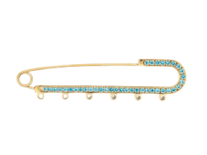Blue Lines 3.25 Inches 6 Loops