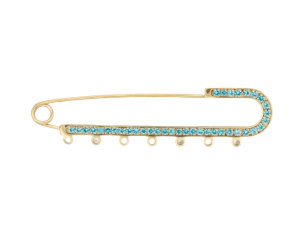Blue Lines 3.25 Inches 7 Loops